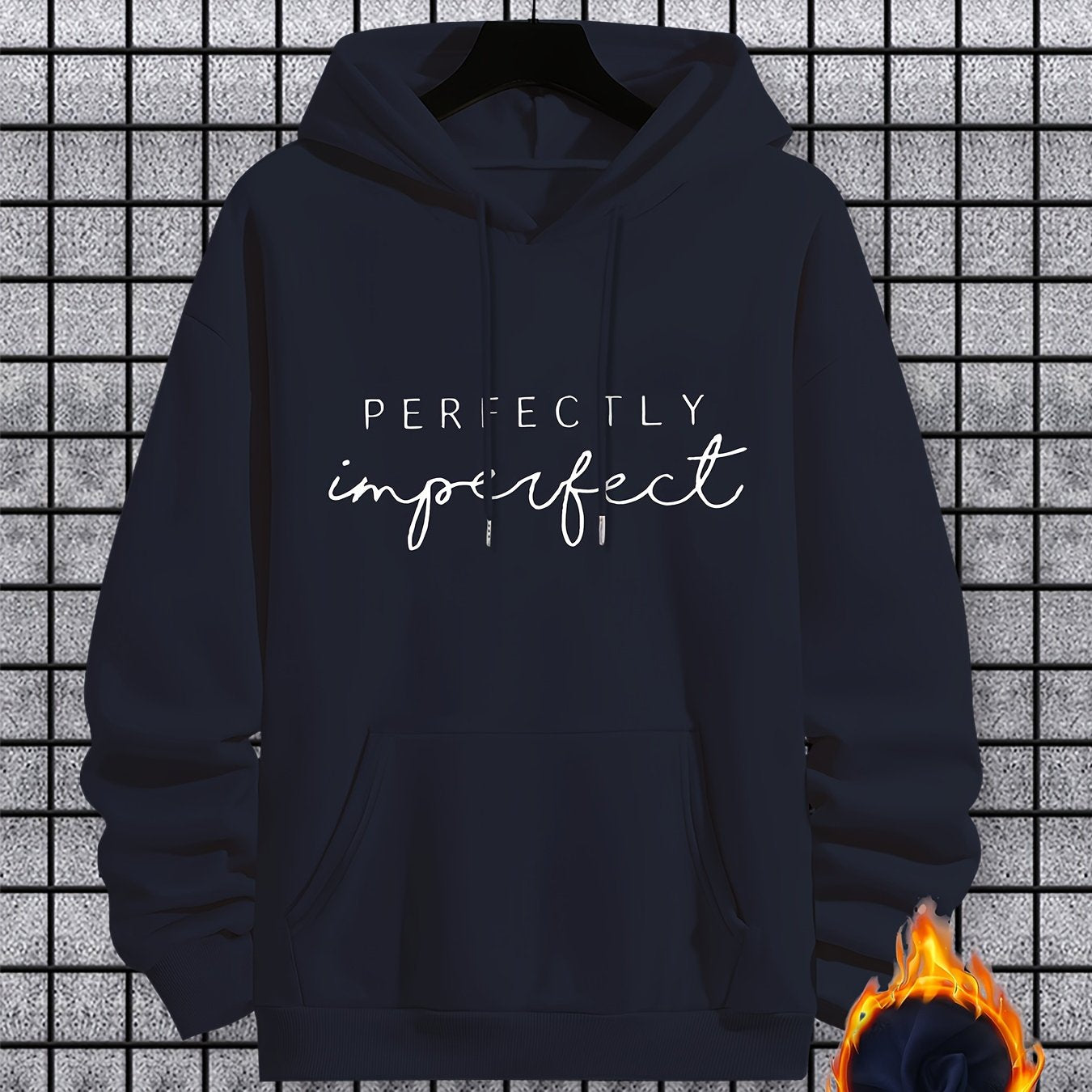 Perfectly Imperfect Men's Christian Pullover Hooded Sweatshirt claimedbygoddesigns