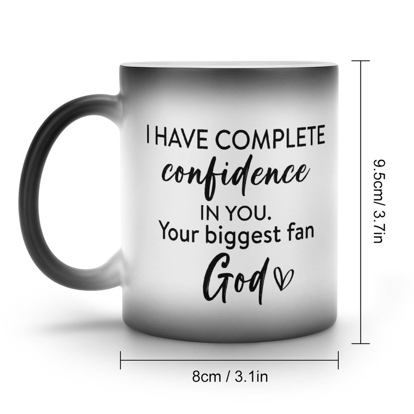 I Have Complete Confidence In You Your Biggest Fan God Christian Color Changing Mug (Dual-sided)