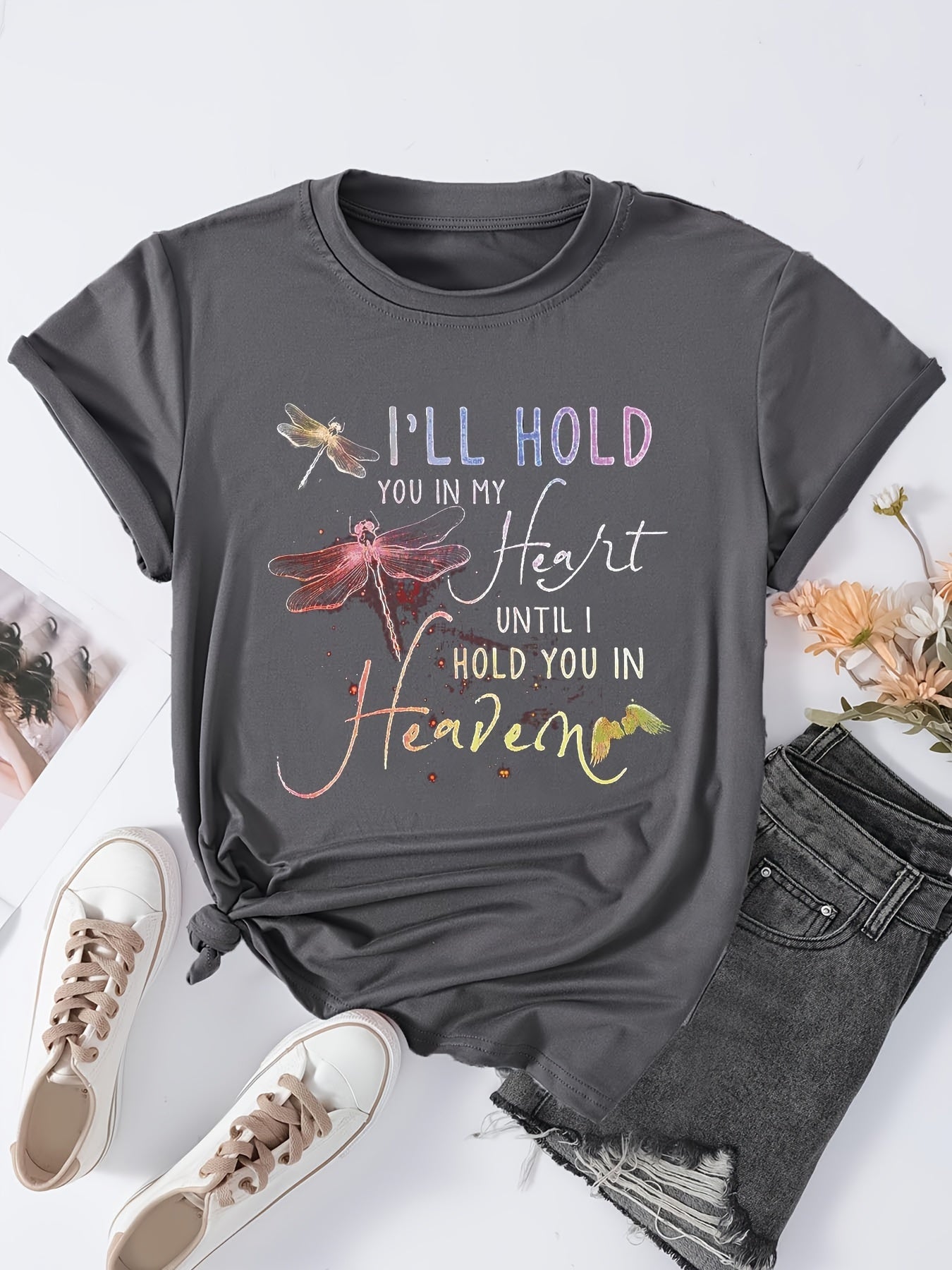 I'll Hold You In My Hear Plus Size Women's Christian T-shirt claimedbygoddesigns