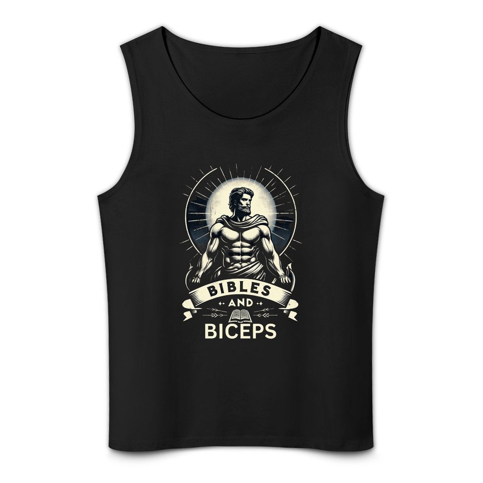 Bibles And Biceps Funny Men's Christian Tank Top SALE-Personal Design