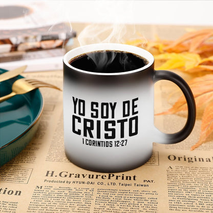 Yo Soy De Cristo Spanish Christian Color Changing Mug
