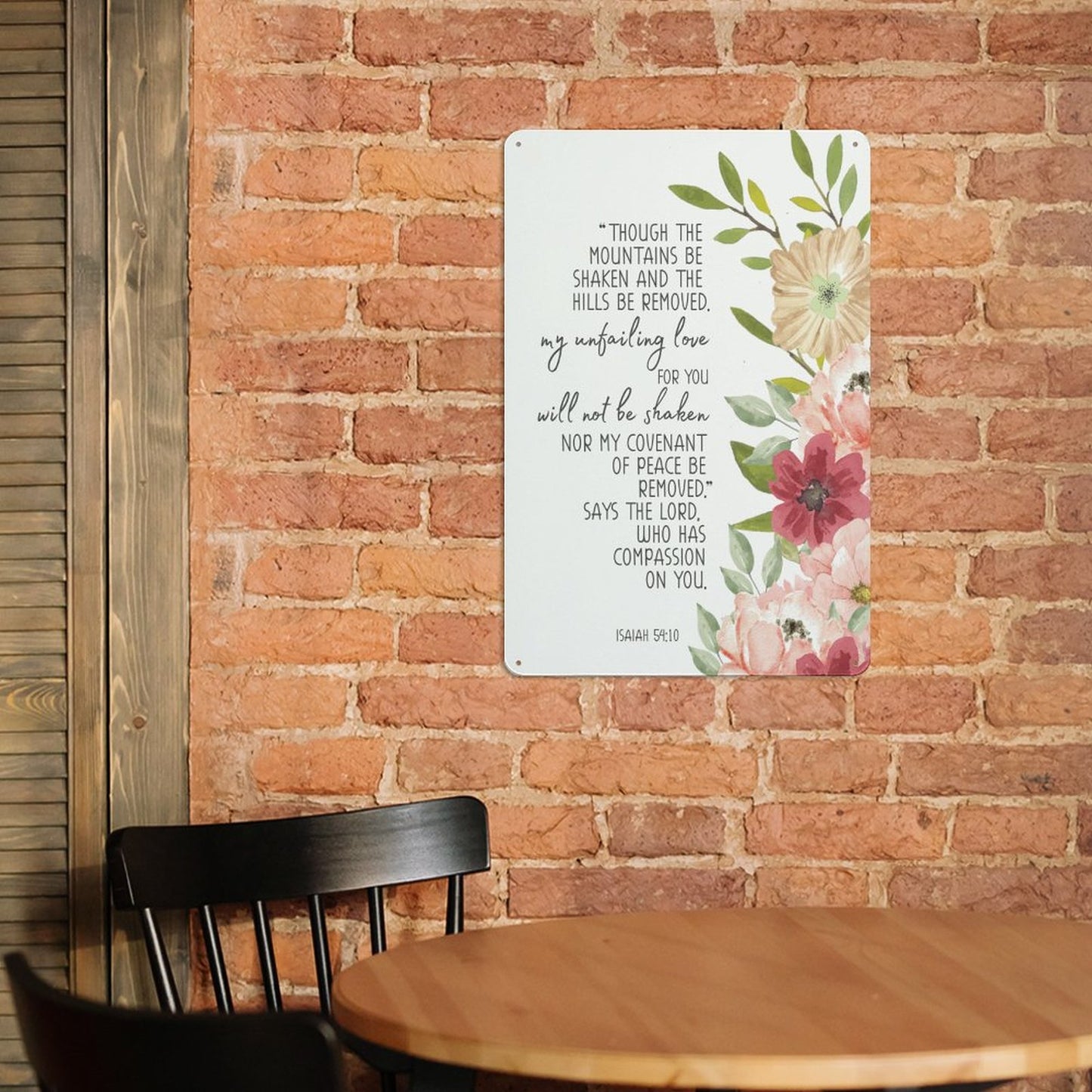 Unfailing Love Christian Metal Sign-11.8"x7.9"