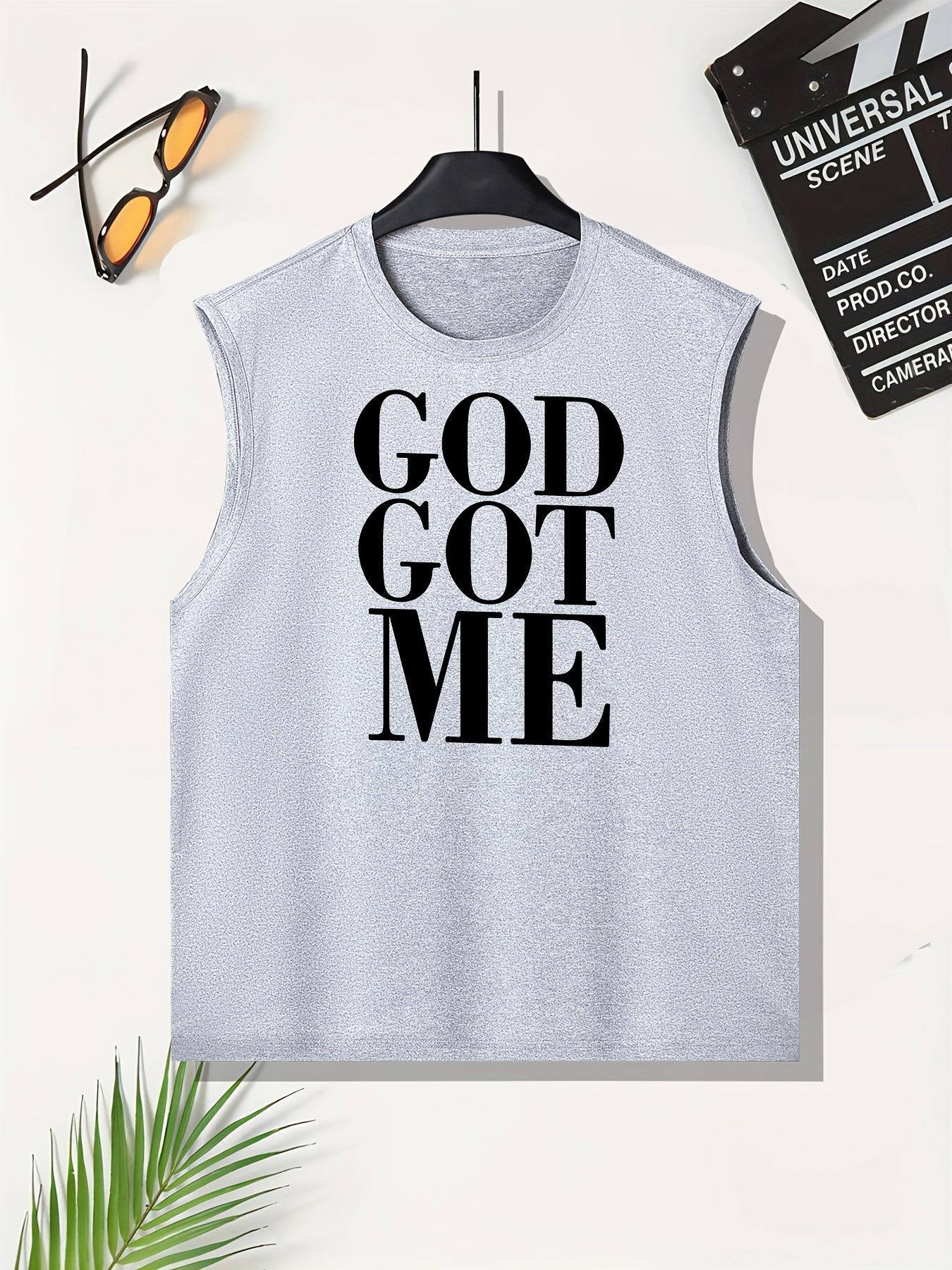 God Got Me Plus Size Men's Christian Tank Top claimedbygoddesigns