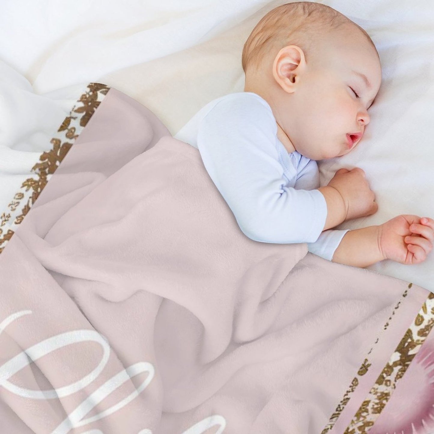 Child Of God Christian Flannel Throw Blanket for Bedroom