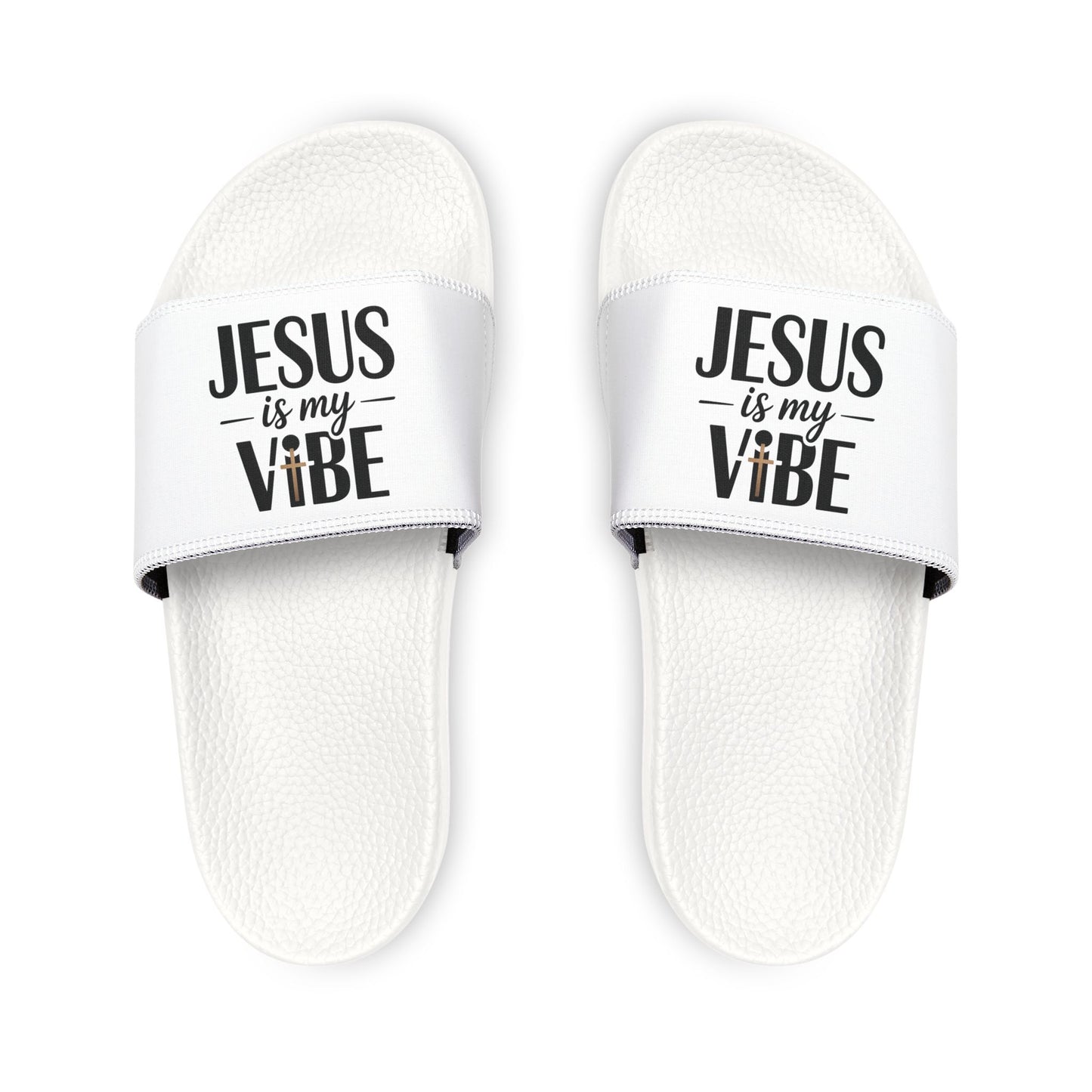 He is My Vibe Sandals, Men's Summer Slides, Casual Footwear, Poolside Fashion, Christian Gift, Vacation Essentials