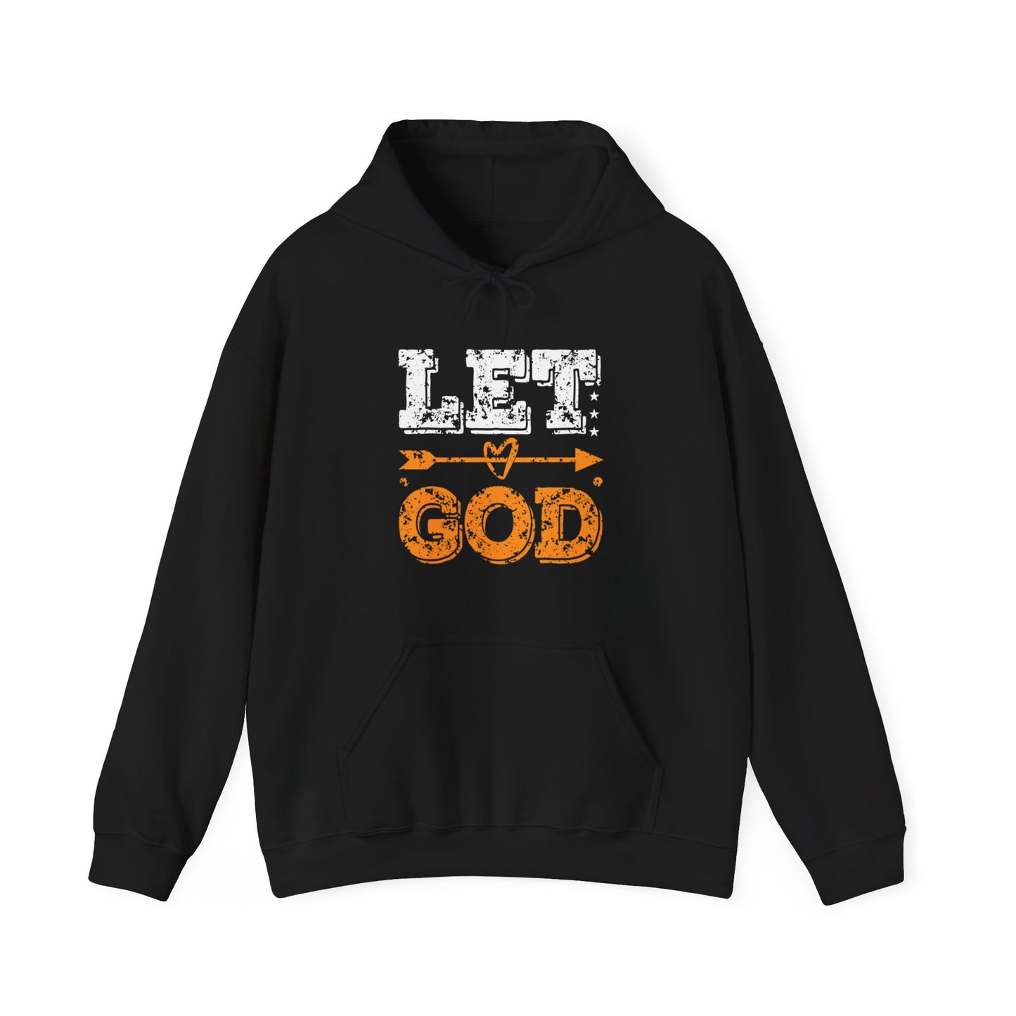 Let God Just Give It To God Unisex Christian Hooded Pullover Sweatshirt