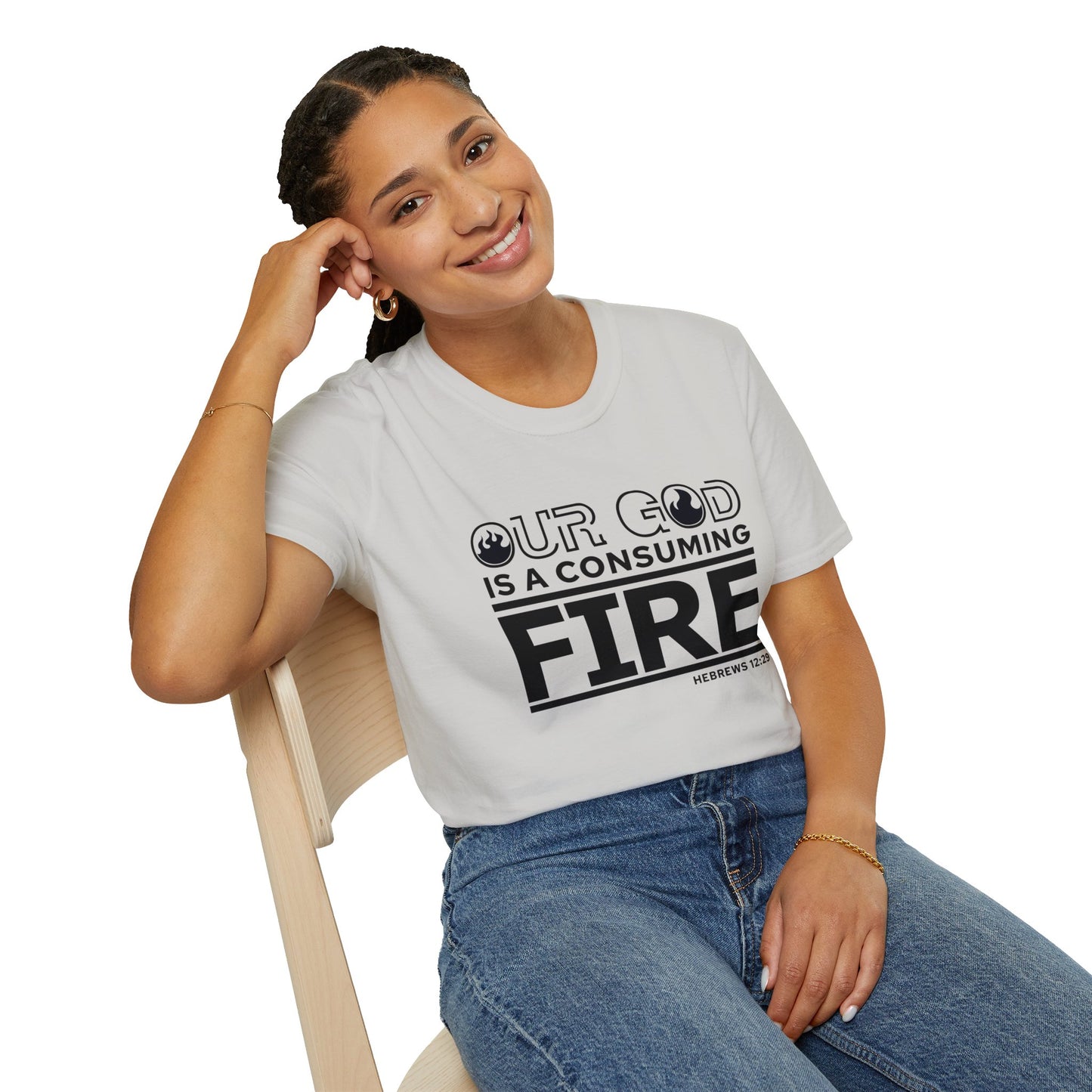 Our God Is A Consuming Fire Christian Unisex T-shirt