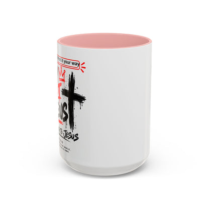 They Not Like Us, We Belong to Jesus Personalized Christian Coffee Mug — Called by Name Accent Mug (15oz)