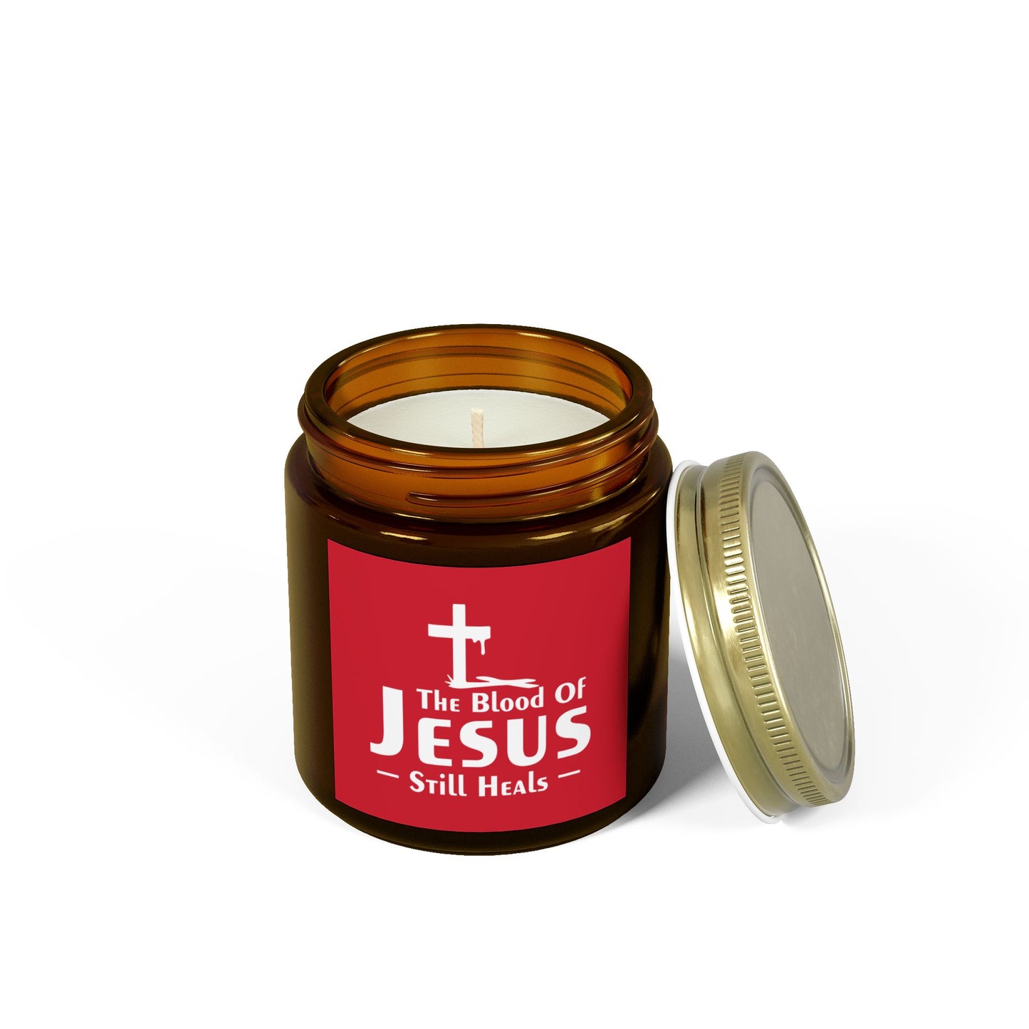 The Blood Of Jesus Still Heals Christian Scented Candle (4oz, 9oz)