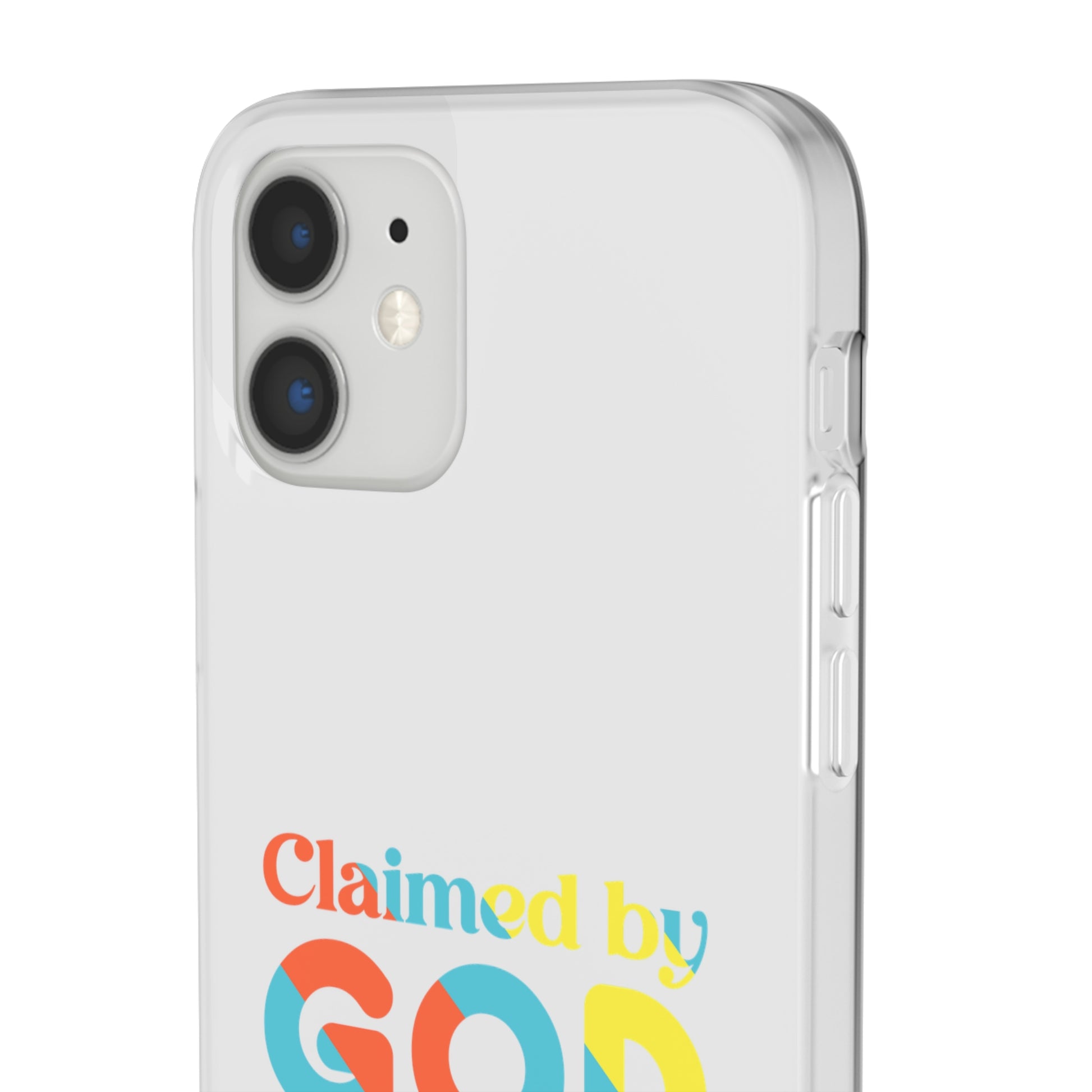 Claimed By God Purpose Over Pain Christian Flexi Phone Case Printify