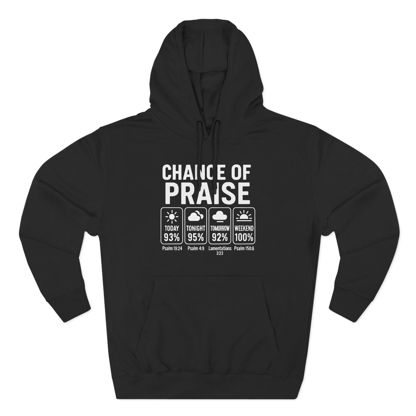 Inspirational Unisex Fleece Hoodie for Everyday Blessings, Praise Hoodie, Faith Apparel, Cozy Gift for Friends, Spiritual Wear - ClaimedbyGodDesigns