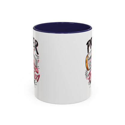 Prayer Is My Favorite Medicine Accent Coffee Mug – Inspirational Religious Gift