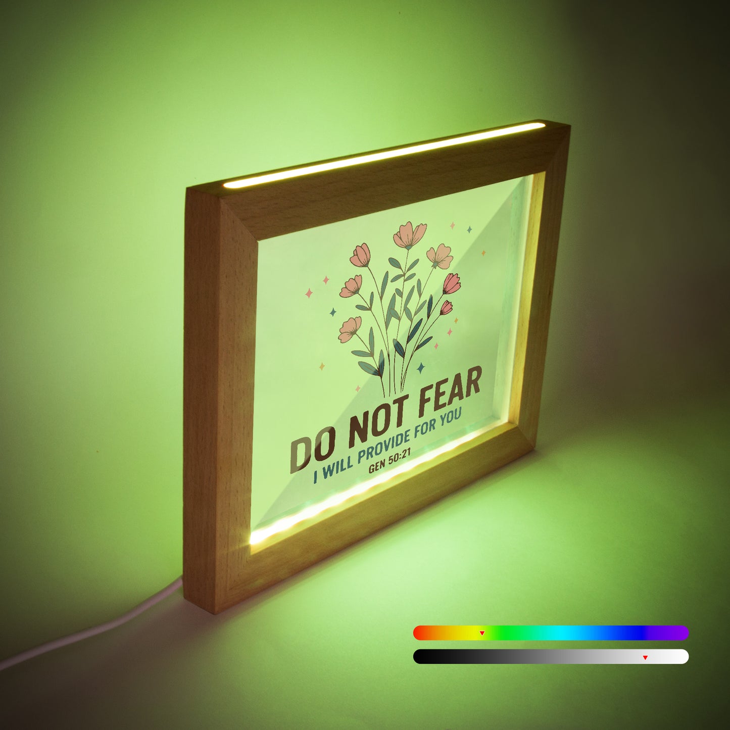 Do Not Fear Christian Wooden Framed Acrylic Ornament - ClaimedbyGodDesigns