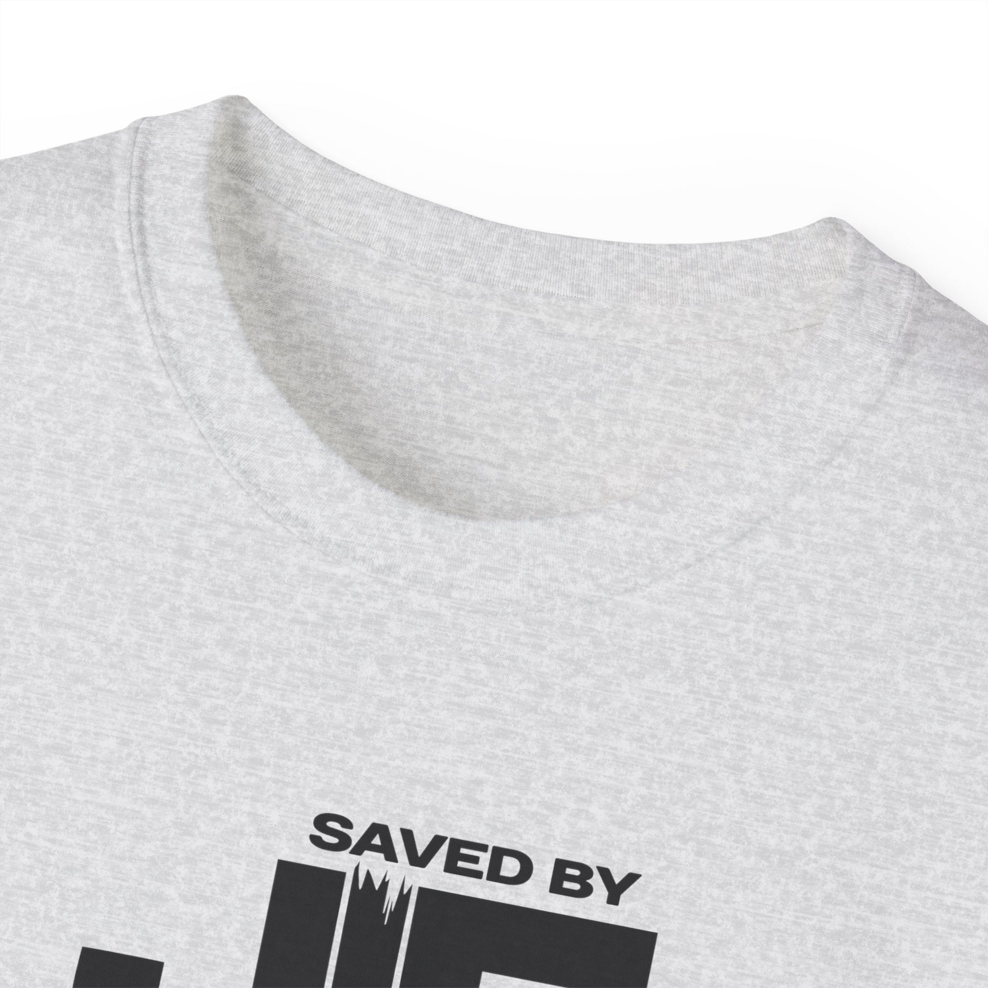 SAVED BY JESUS Unisex Christian Ultra Cotton Tee Printify