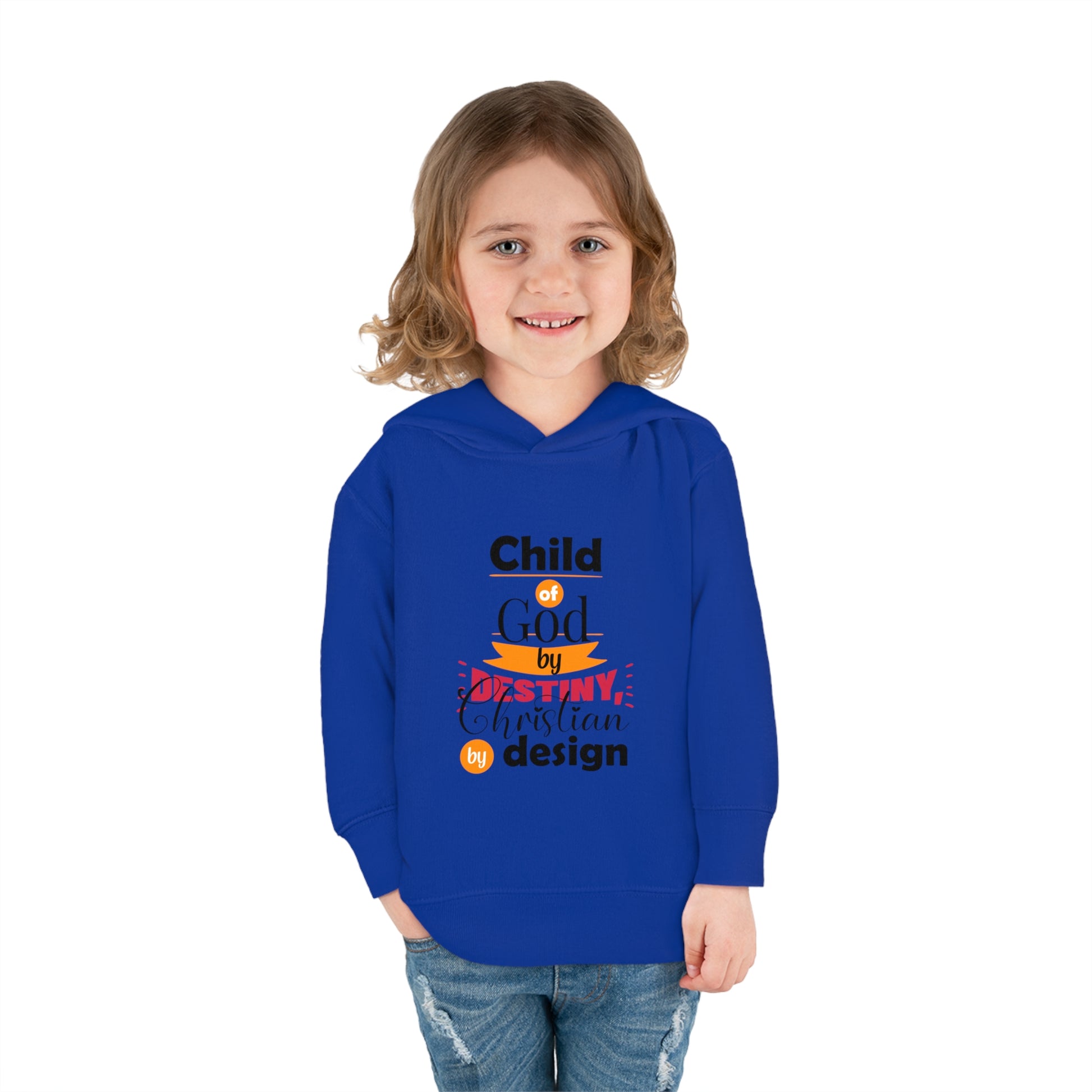 Child Of God By Destiny Christian By Design Toddler Christian Pullover Fleece Hoodie Printify