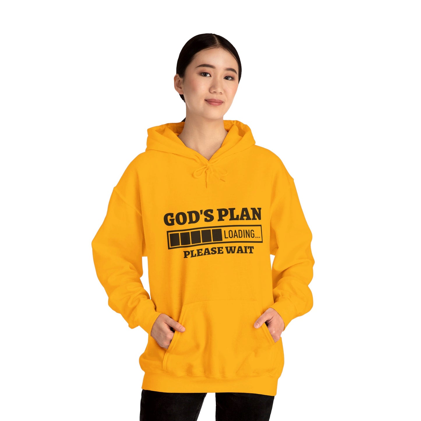 God's Plan Loading Unisex Christian Pullover Hooded Sweatshirt