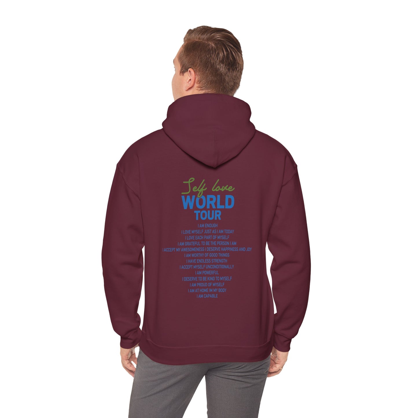 Self Love World Tour Unisex Christian Pullover Hooded Sweatshirt