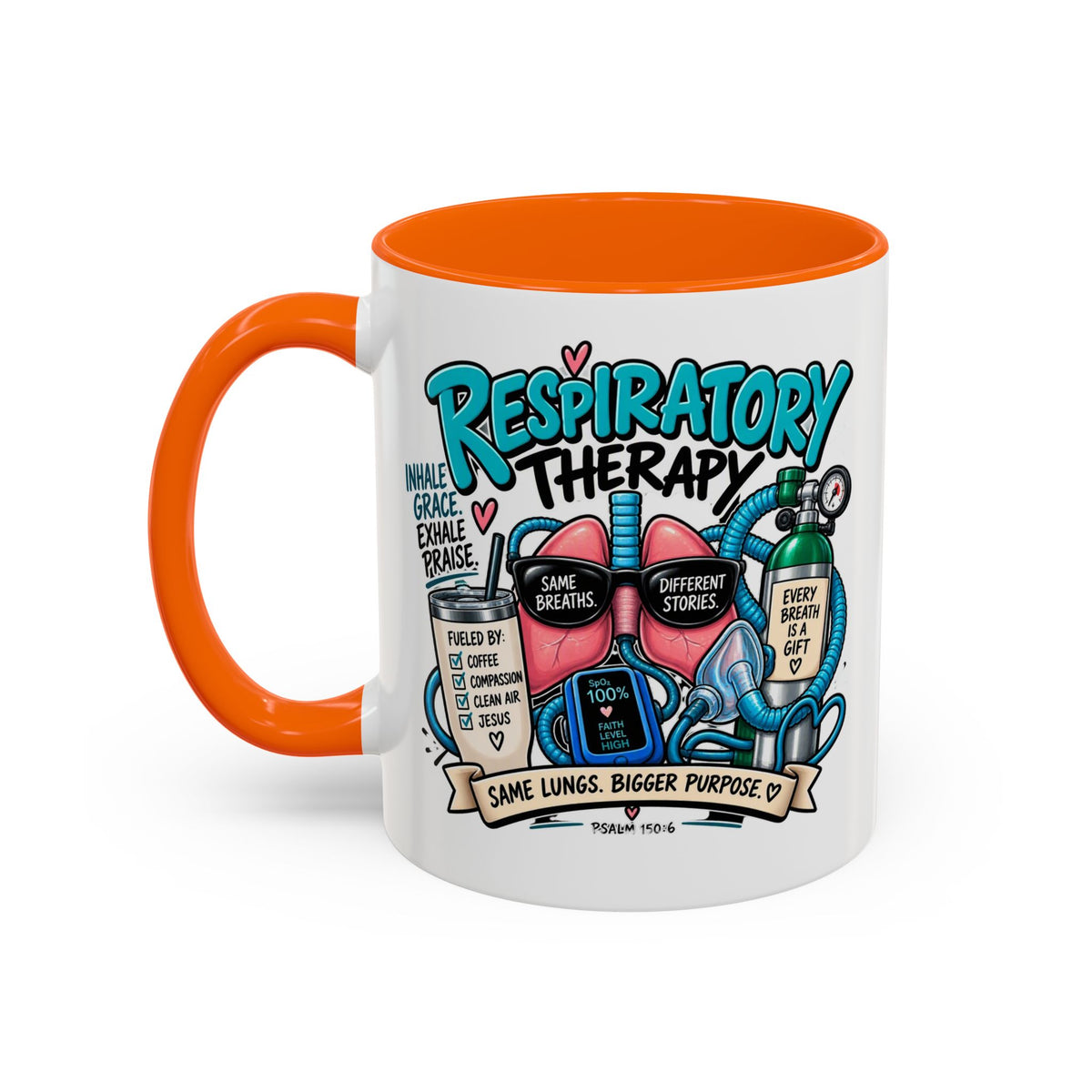 Respiratory Therapy Coffee Mug – Funny Respiratory Therapist Gift (11/15oz)