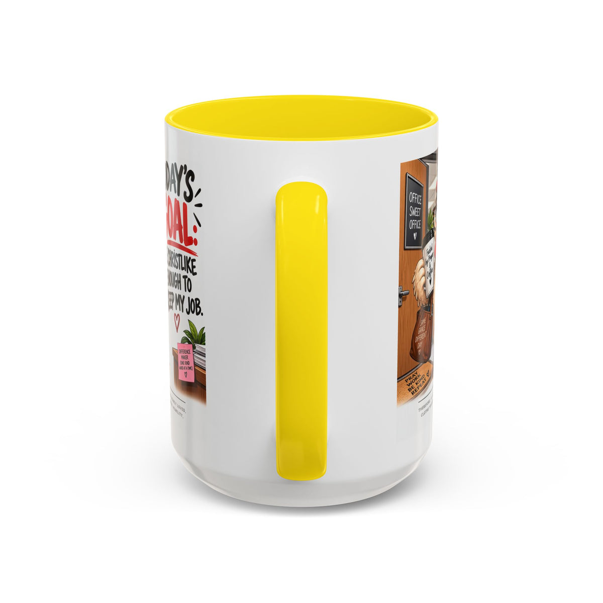 Today's Goal Christian Coffee Mug – Be Christlike Inspirational Bible Verse Mug
