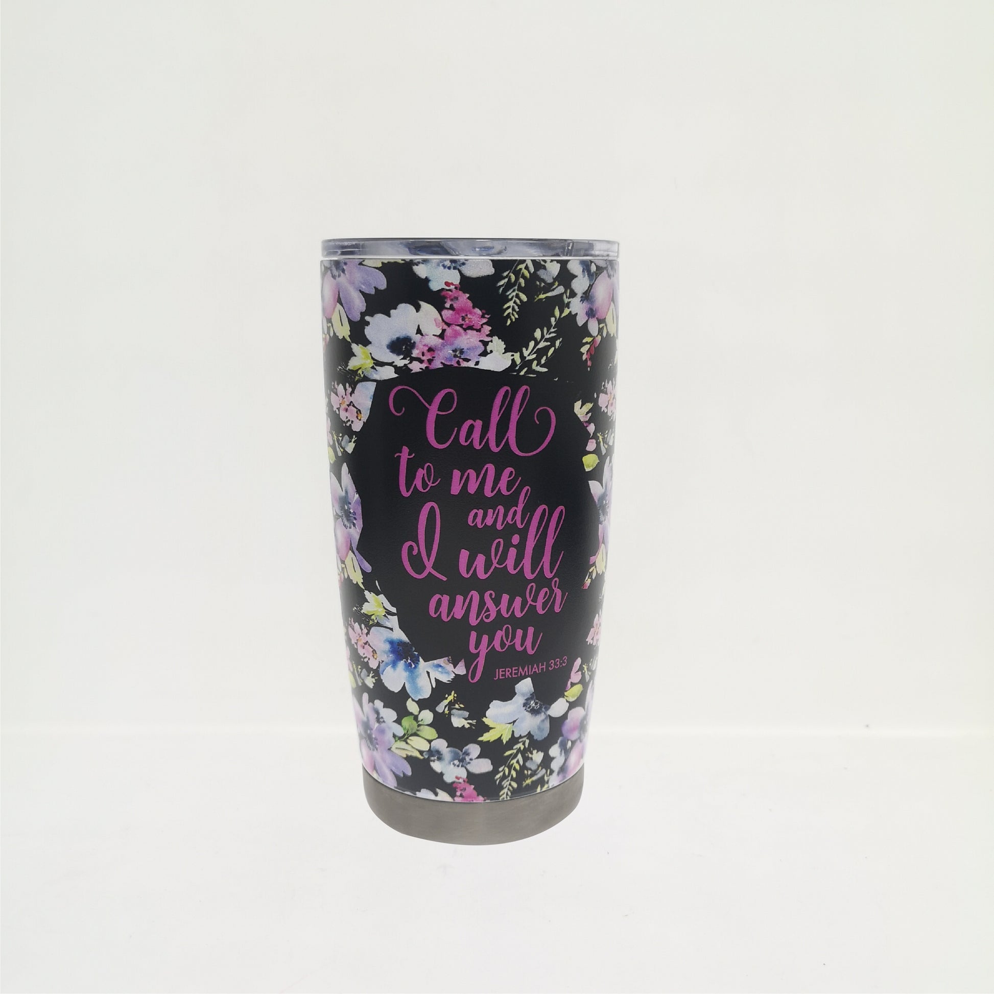 God Is Able To Do Exceedingly & Abundantly Stainless Steel Christian Tumbler 20oz claimedbygoddesigns