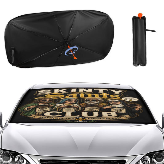 Skinty Saints Clubs Funny Christian Car Sunshade Umbrella