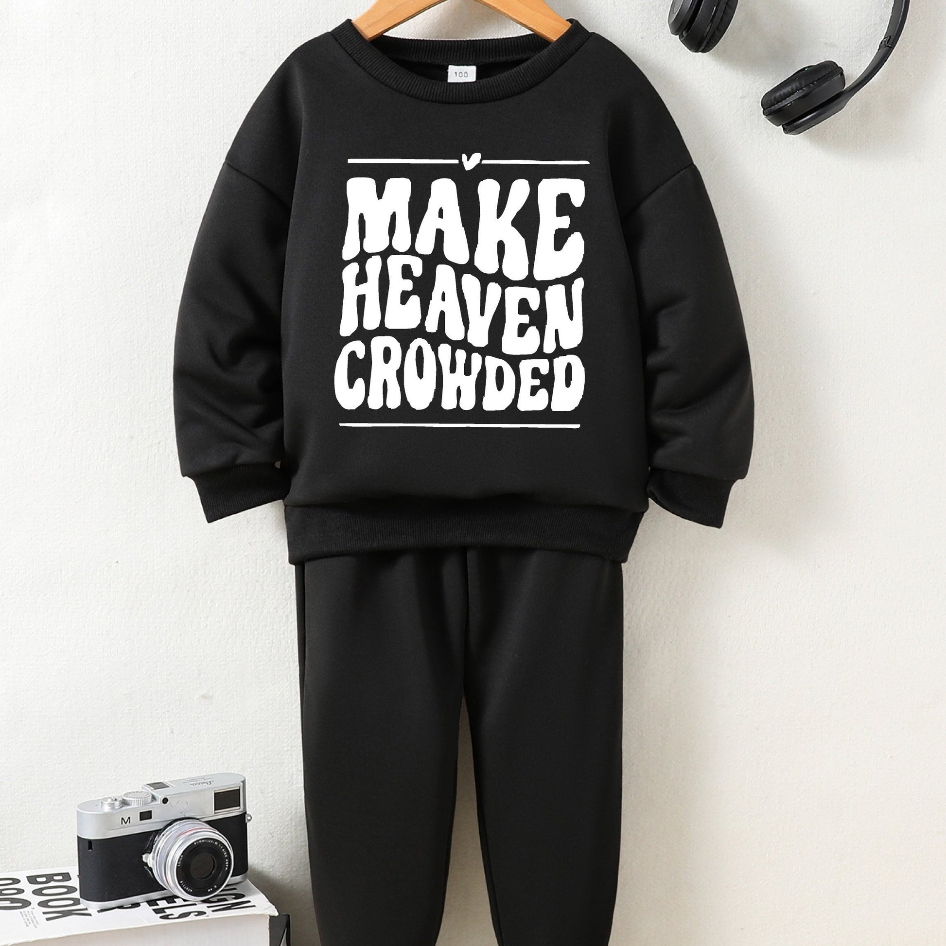 Make Heaven Crowded Youth Christian Casual Outfit claimedbygoddesigns