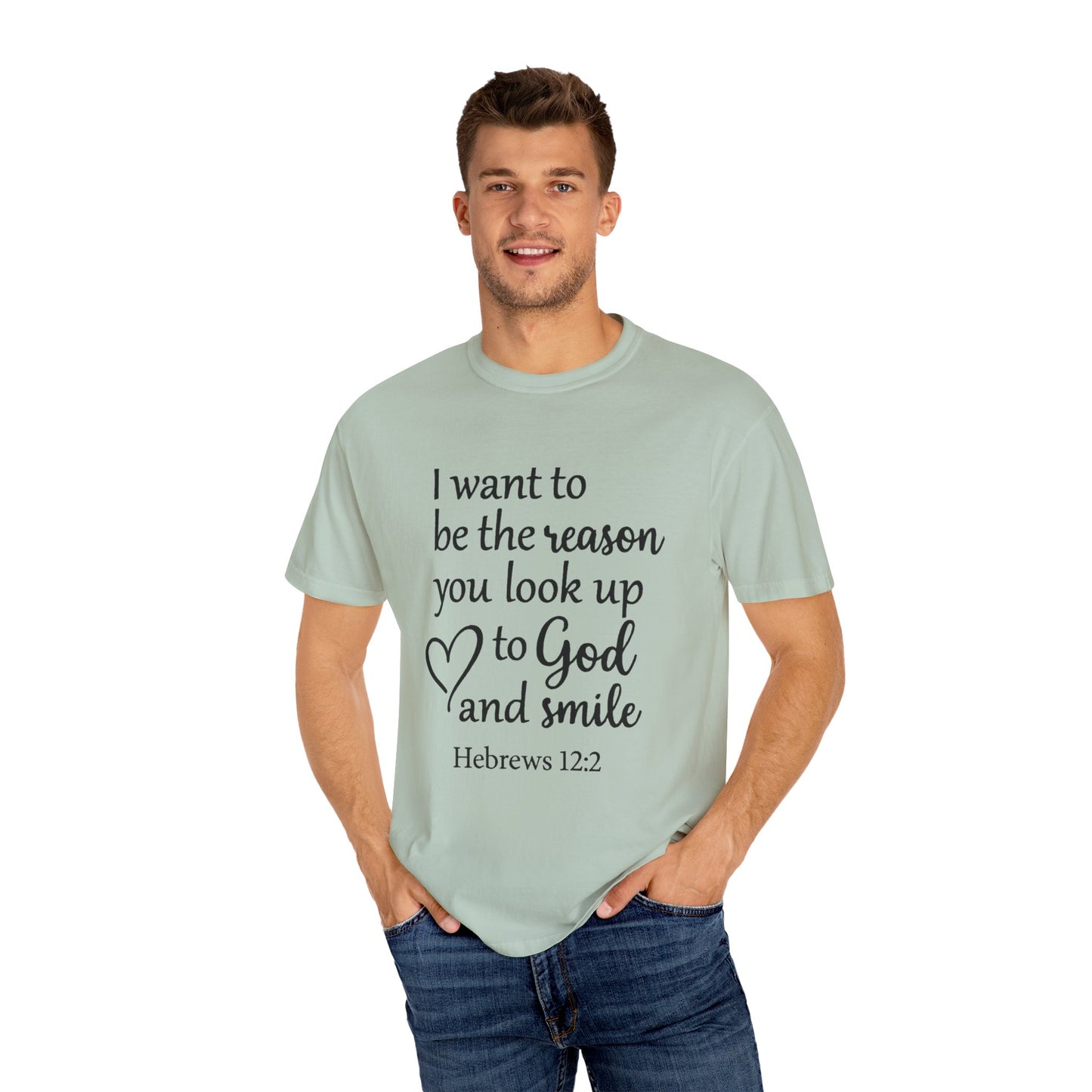 Inspirational Unisex T-Shirt -Smile, Faith-Based Apparel, Religious Gift, Christian Tee, Motivational Shirt, Everyday Wear