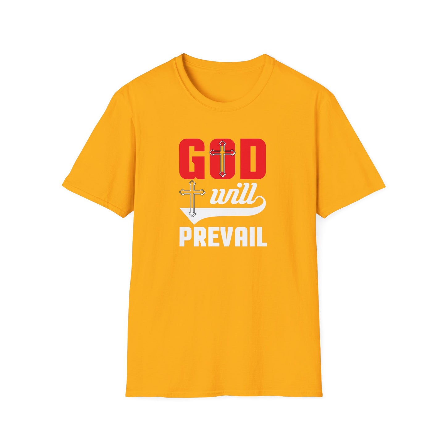 God Will Prevail Christian Unisex T-shirt