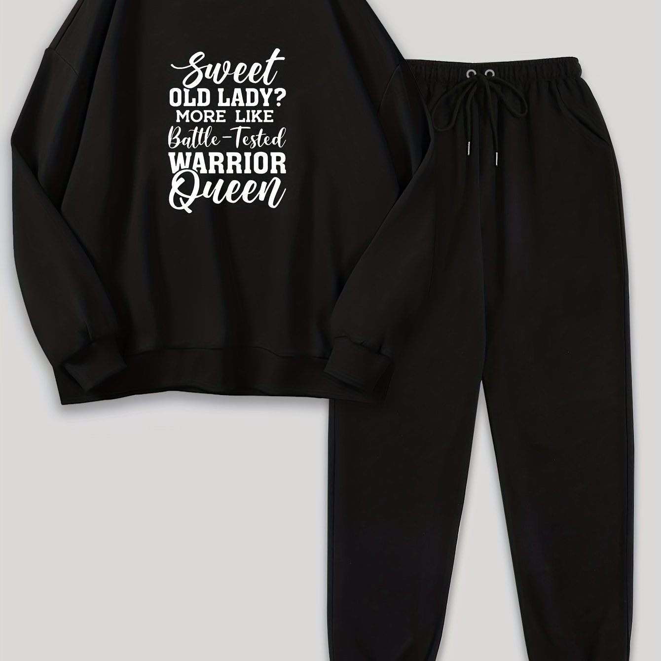Sweet Old Lady? More Like Battle Tested Warrior Queen Women's Christian Casual Outfit claimedbygoddesigns