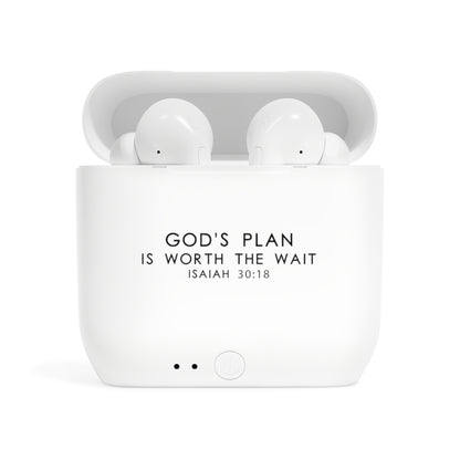 His Plan Is Worth The Wait Essos Christian Wireless Earbuds