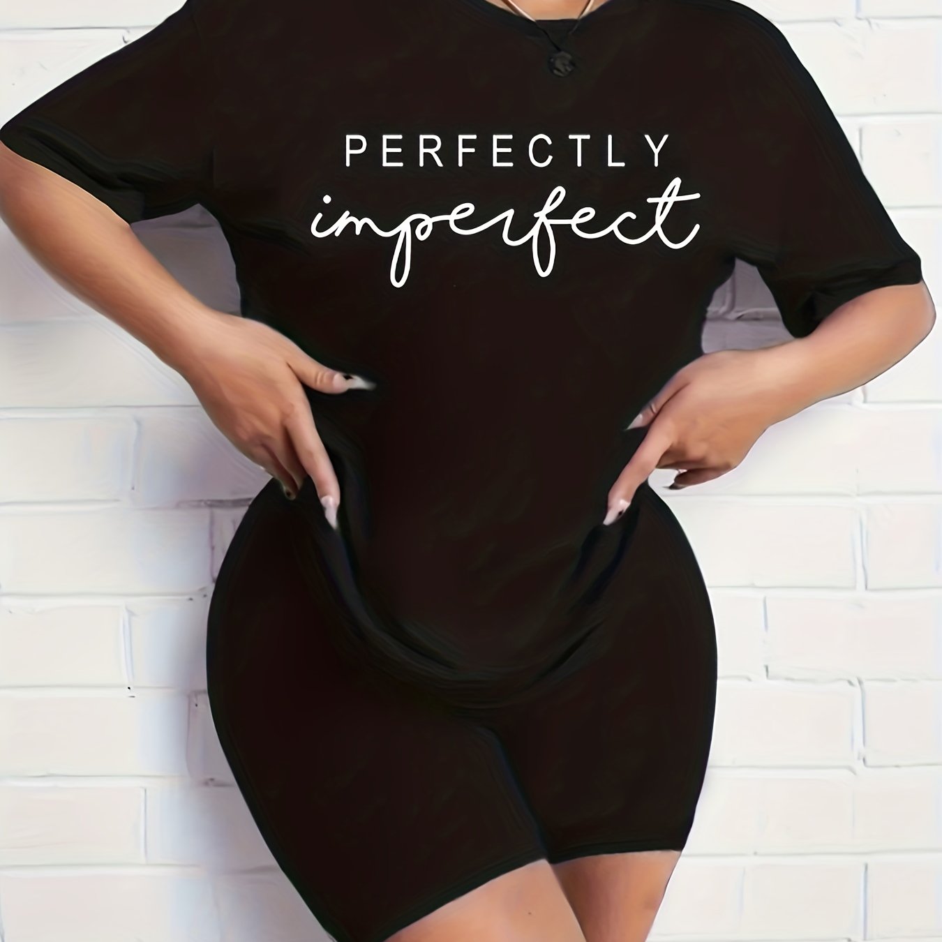 Perfectly Imperfect Plus Size Women's Christian Casual Outfit claimedbygoddesigns