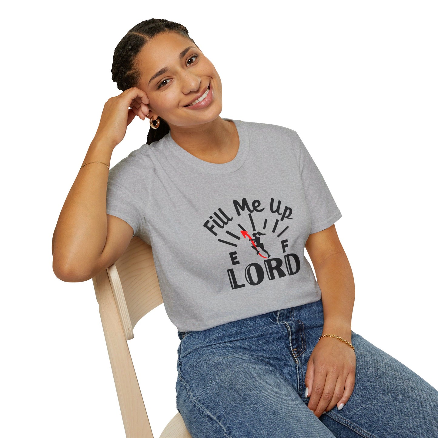 Fill Me Up Lord Funny Unisex Christian T-shirt