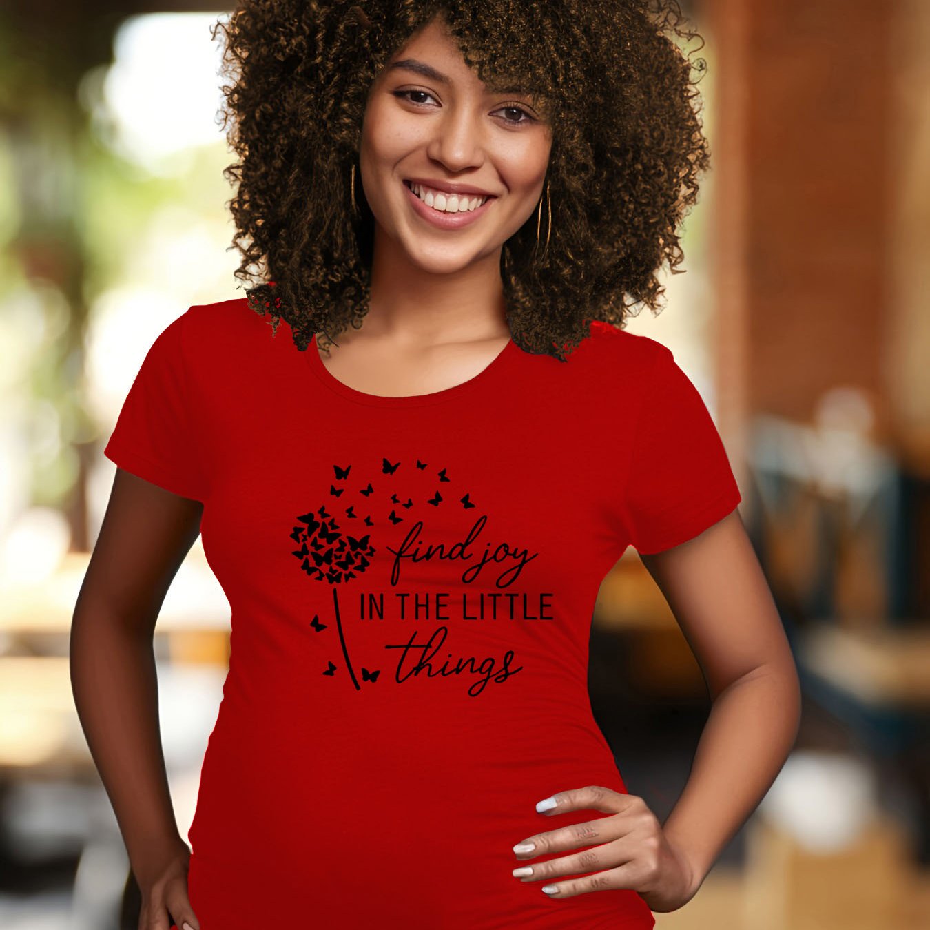 Find Joy In The Little Things Women's Christian Maternity T-Shirt claimedbygoddesigns