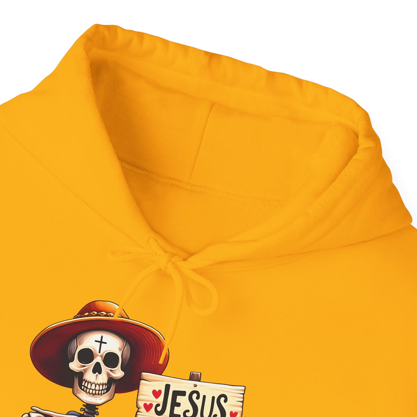 Jesus Loves You To The Bone (Halloween Themed) Unisex Christian Hooded Pullover Sweatshirt