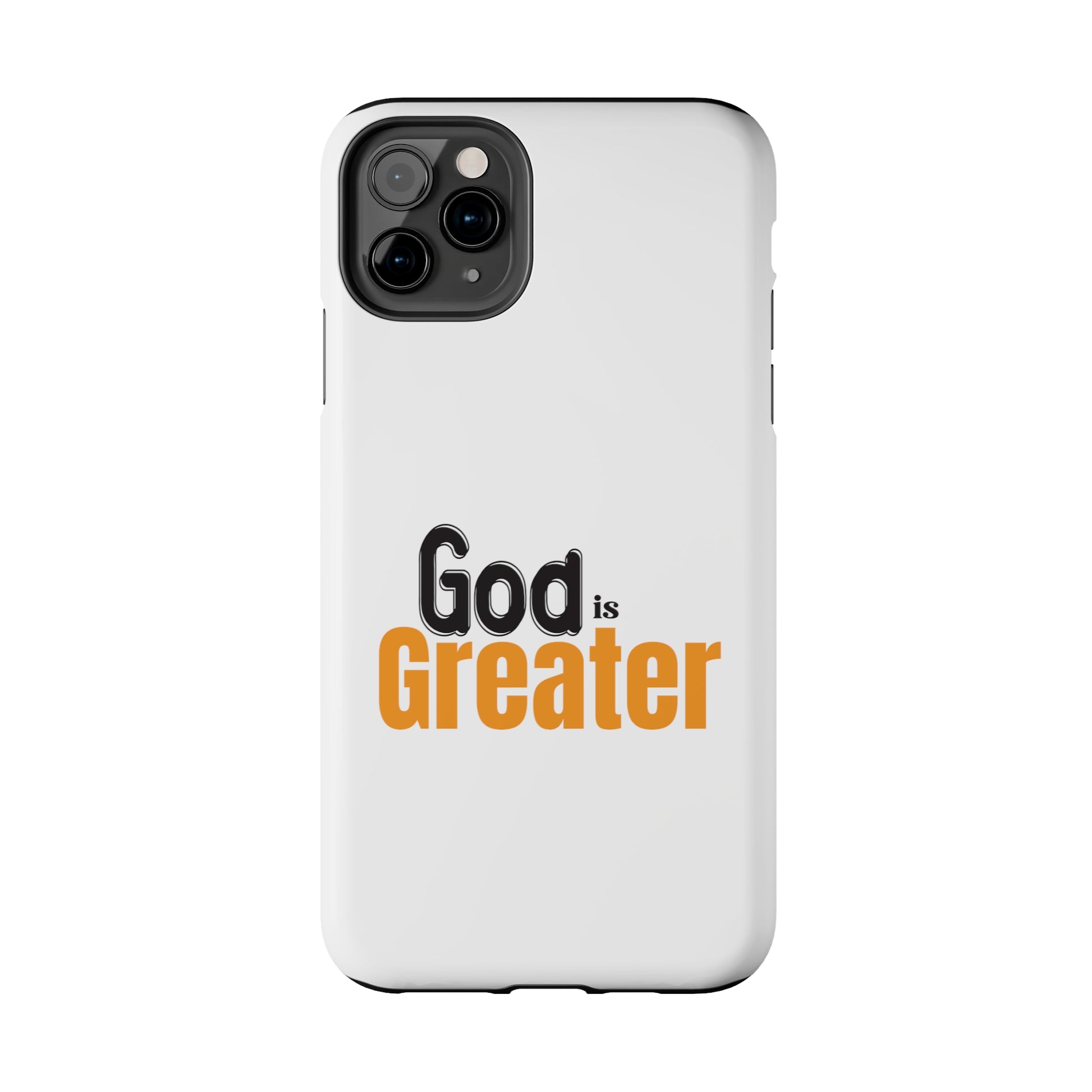 God Is Greater Christian Phone Tough Phone Cases, Case-Mate Printify