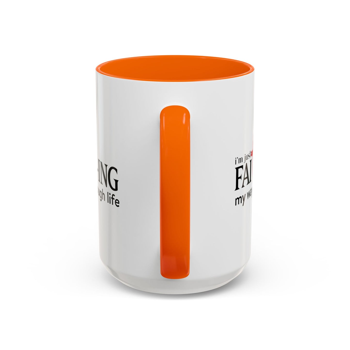 Faith-Inspired Coffee Accent Mug - Motivational Drinkware for Daily Inspiration