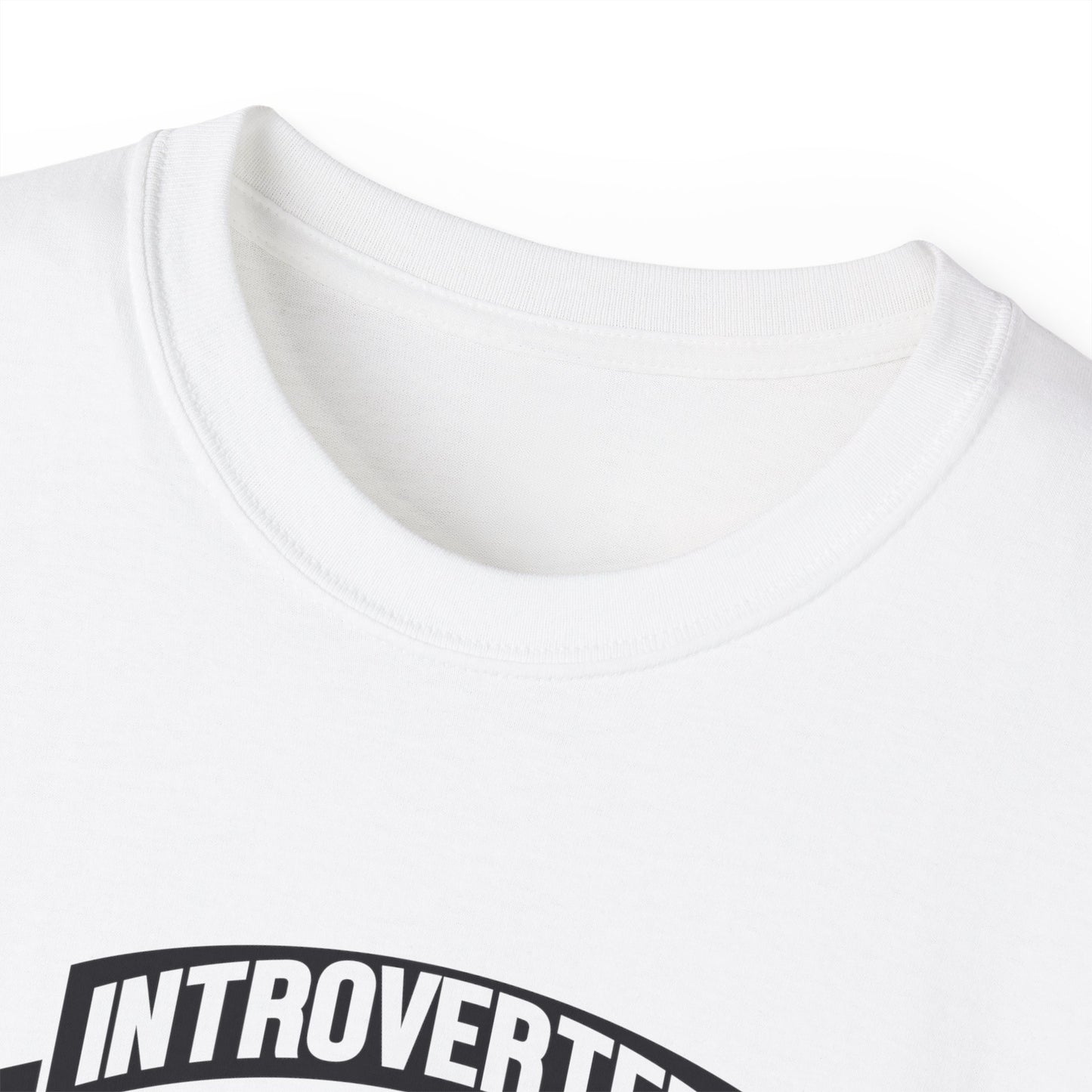 Introverted But Willing To Discuss Jesus Unisex Christian Ultra Cotton Tee Printify