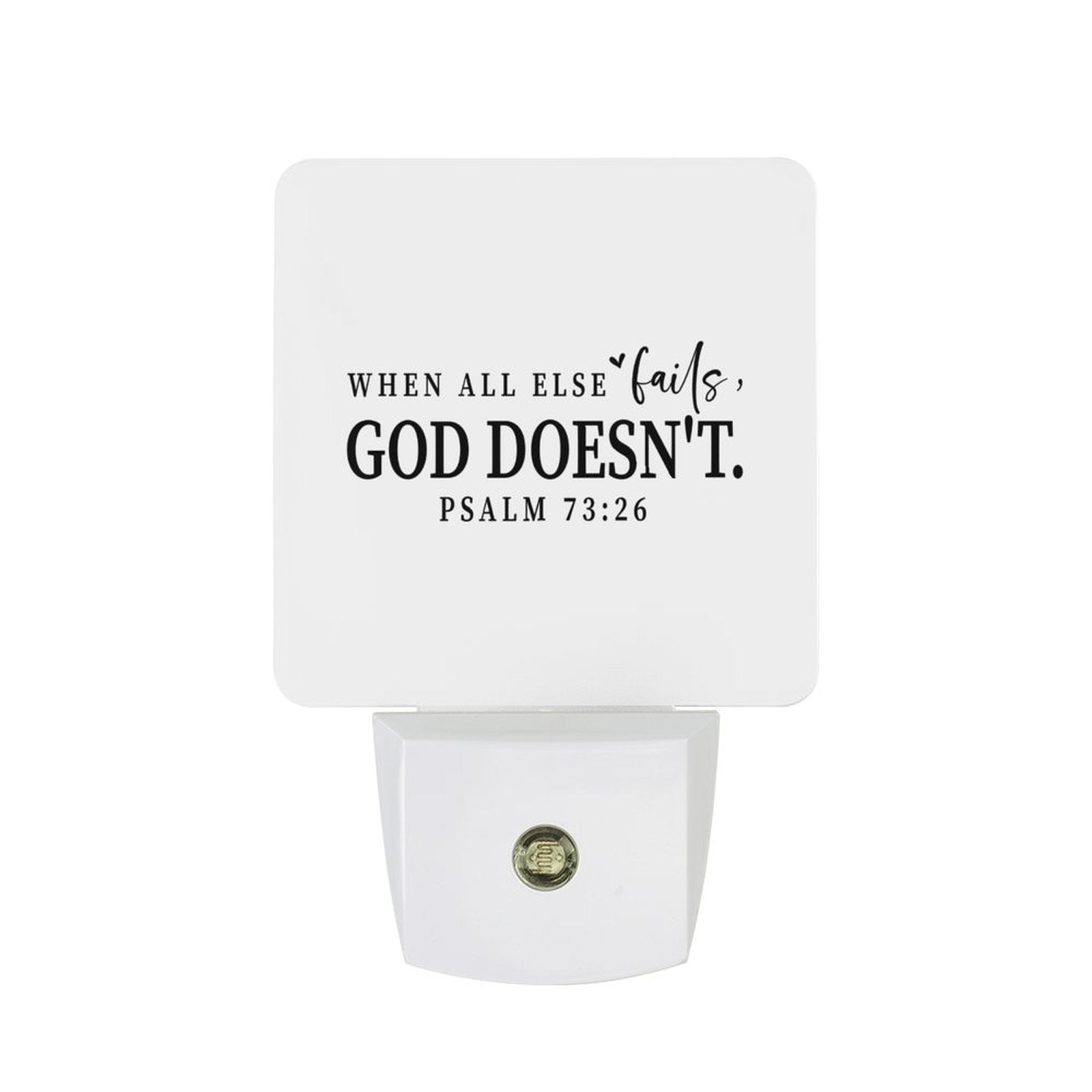 When All Else Fails Christian Night Light For Kids - ClaimedbyGodDesigns