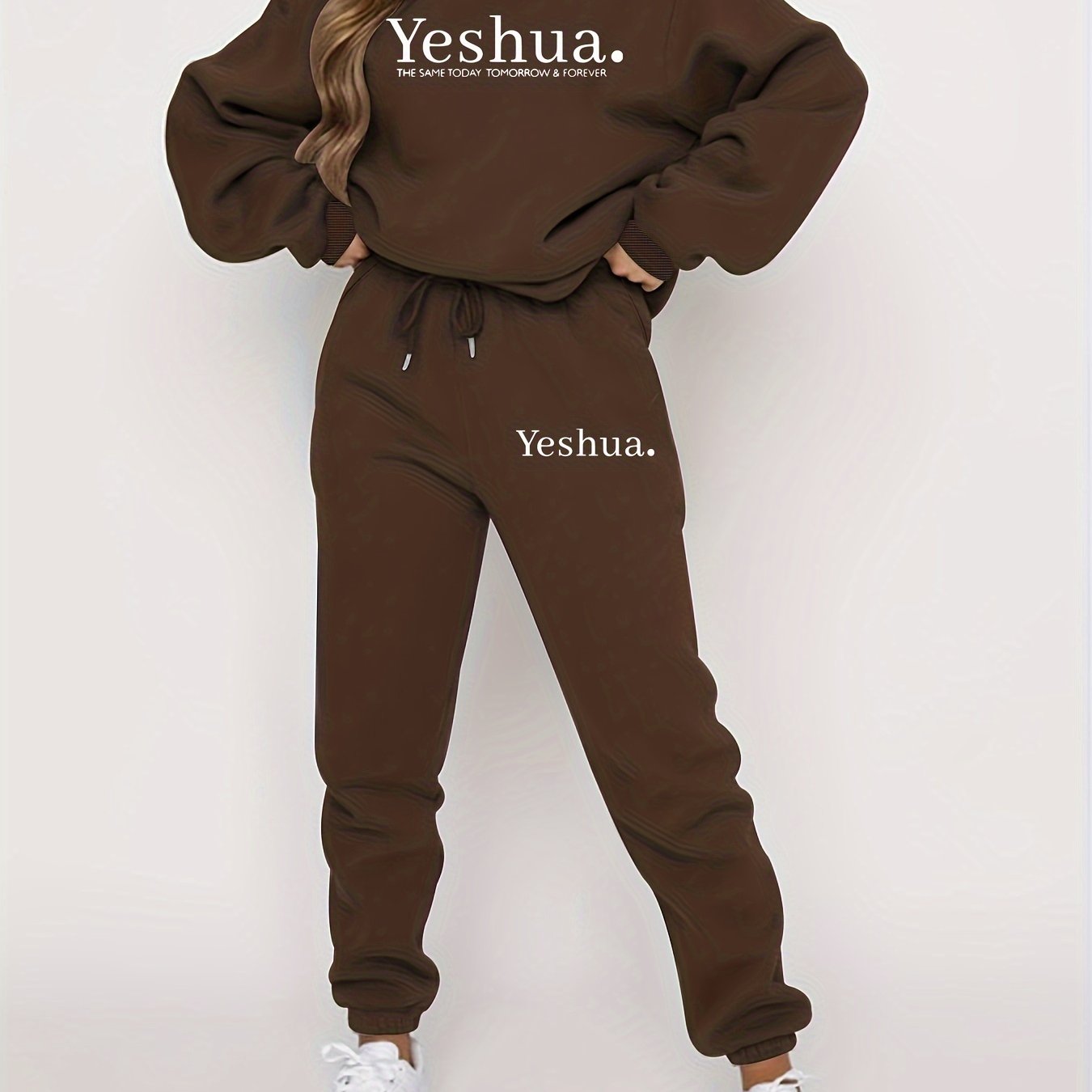 Yeshua The Same Today Tomorrow & Forever Women's Christian Casual Outfit claimedbygoddesigns