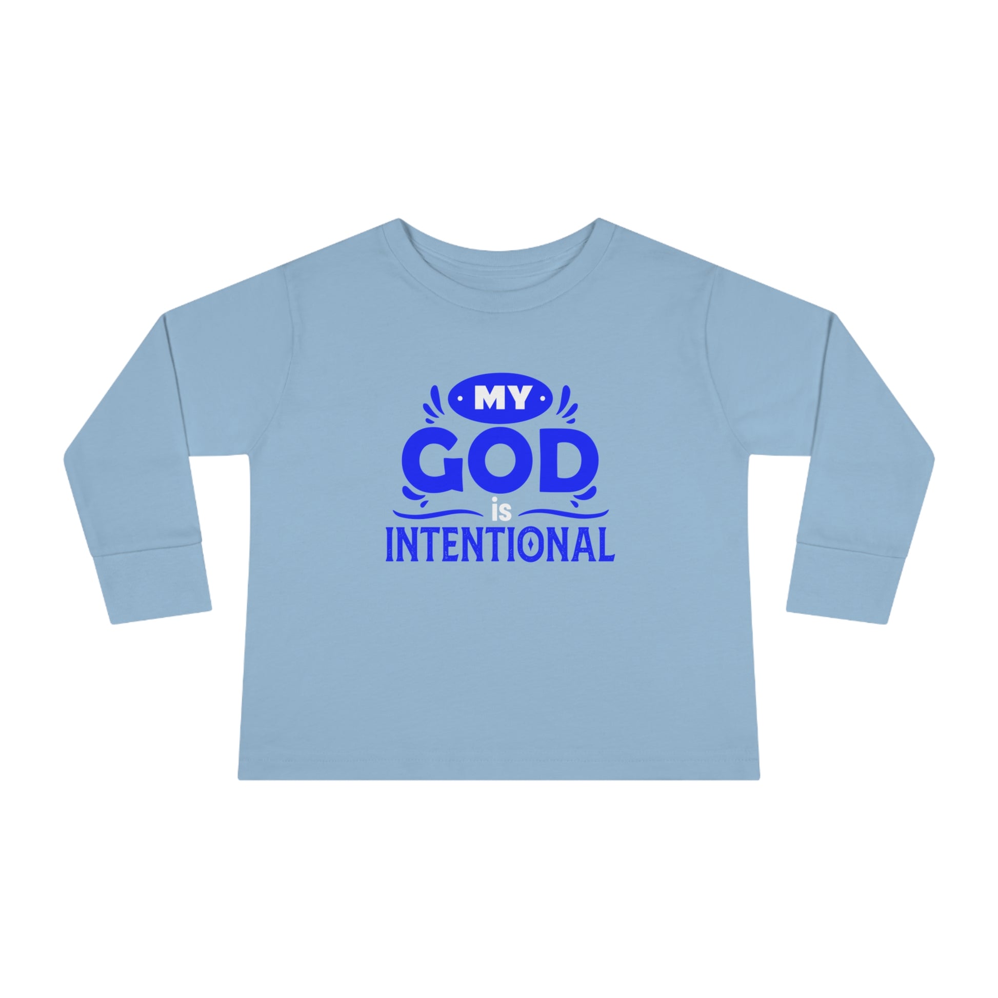 My God Is Intentional Toddler Christian Sweatshirt Printify