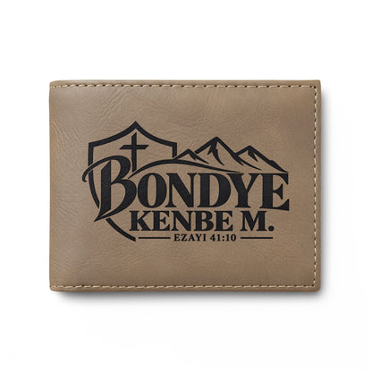 Bondye Kenbe M. Kreyòl Christian RFID wallet, view 5