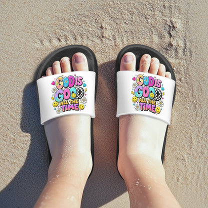 God Is Good All The Time Christian Children’s Sandals