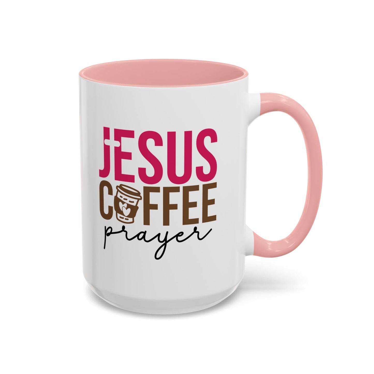 Faith-Inspired Coffee Prayer Accent Mug - Faith Inspired Gift for Coffee Lovers, Religious Drinkware, Inspirational Kitchen Decor