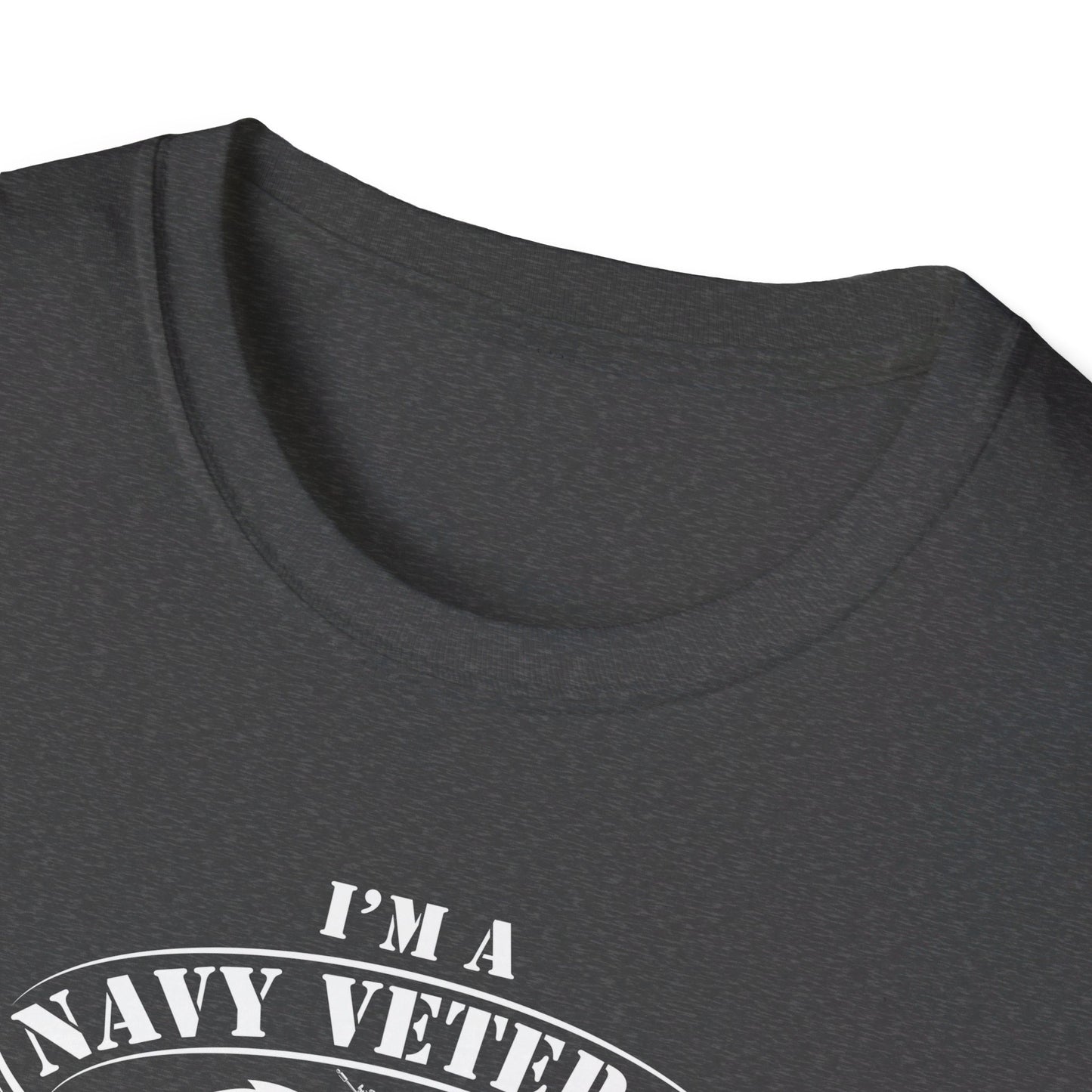 I'm A Navy Veteran I Fear God And My Wife Funny American Patriotic Men's Christian T-shirt