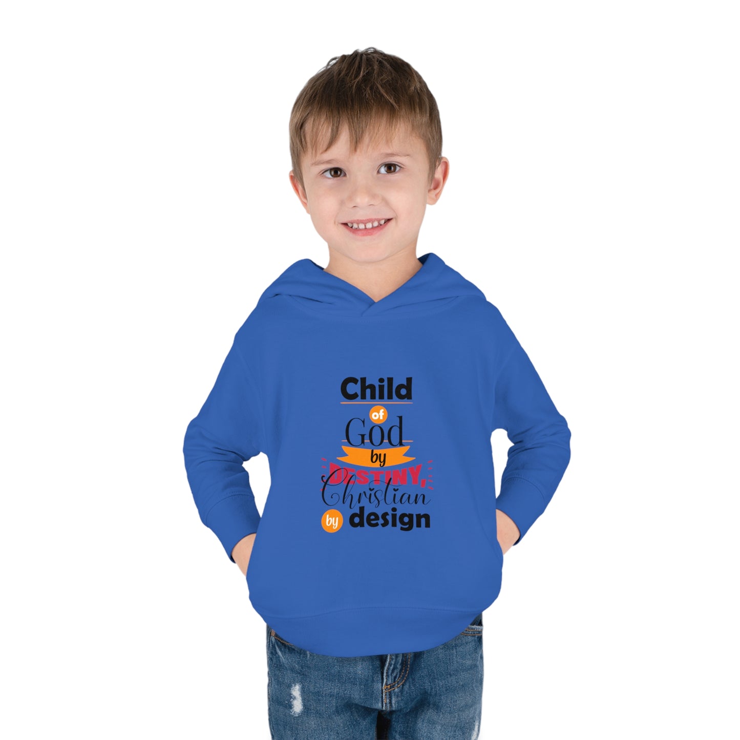 Child Of God By Destiny Christian By Design Toddler Christian Pullover Fleece Hoodie Printify