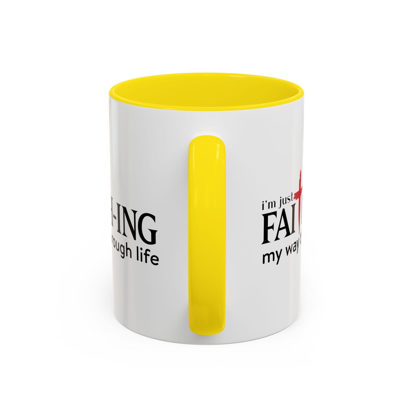 Faith-Inspired Coffee Accent Mug - Motivational Drinkware for Daily Inspiration