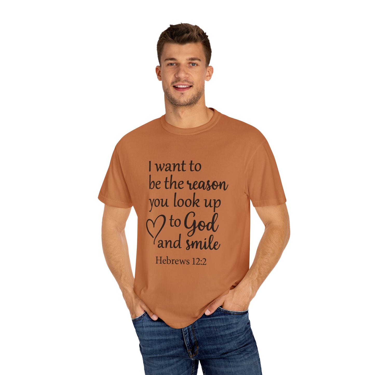 Inspirational Unisex T-Shirt -Smile, Faith-Based Apparel, Religious Gift, Christian Tee, Motivational Shirt, Everyday Wear