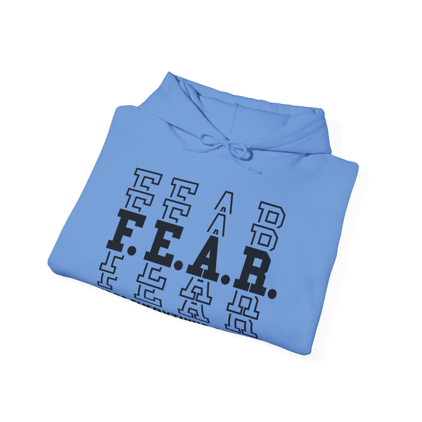 FEAR Face Everything And Rise Unisex Christian Hooded Pullover Sweatshirt