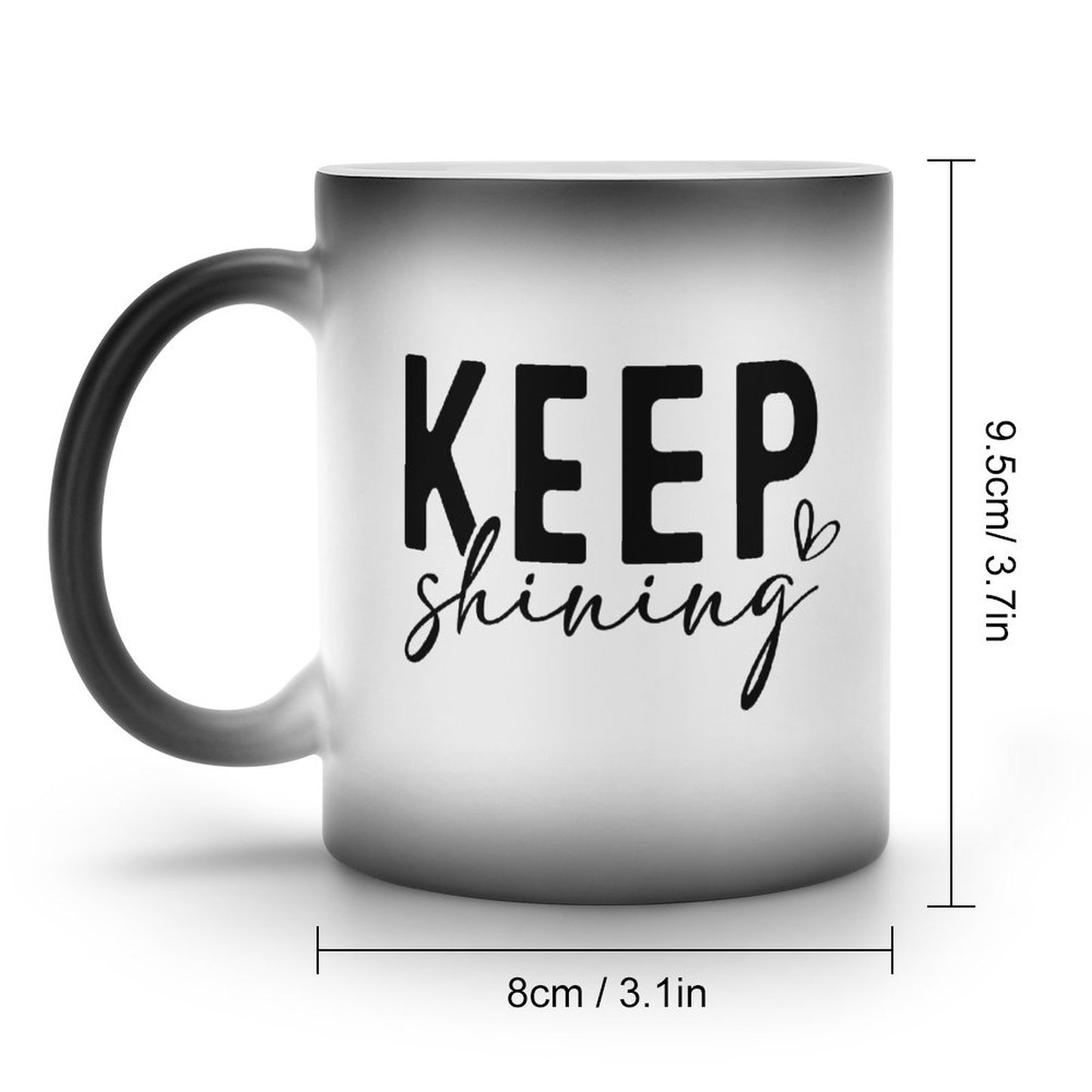 Keep Shining Your Worth Has Already Been Affirmed By God Christian Color Changing Mug (Dual-sided)