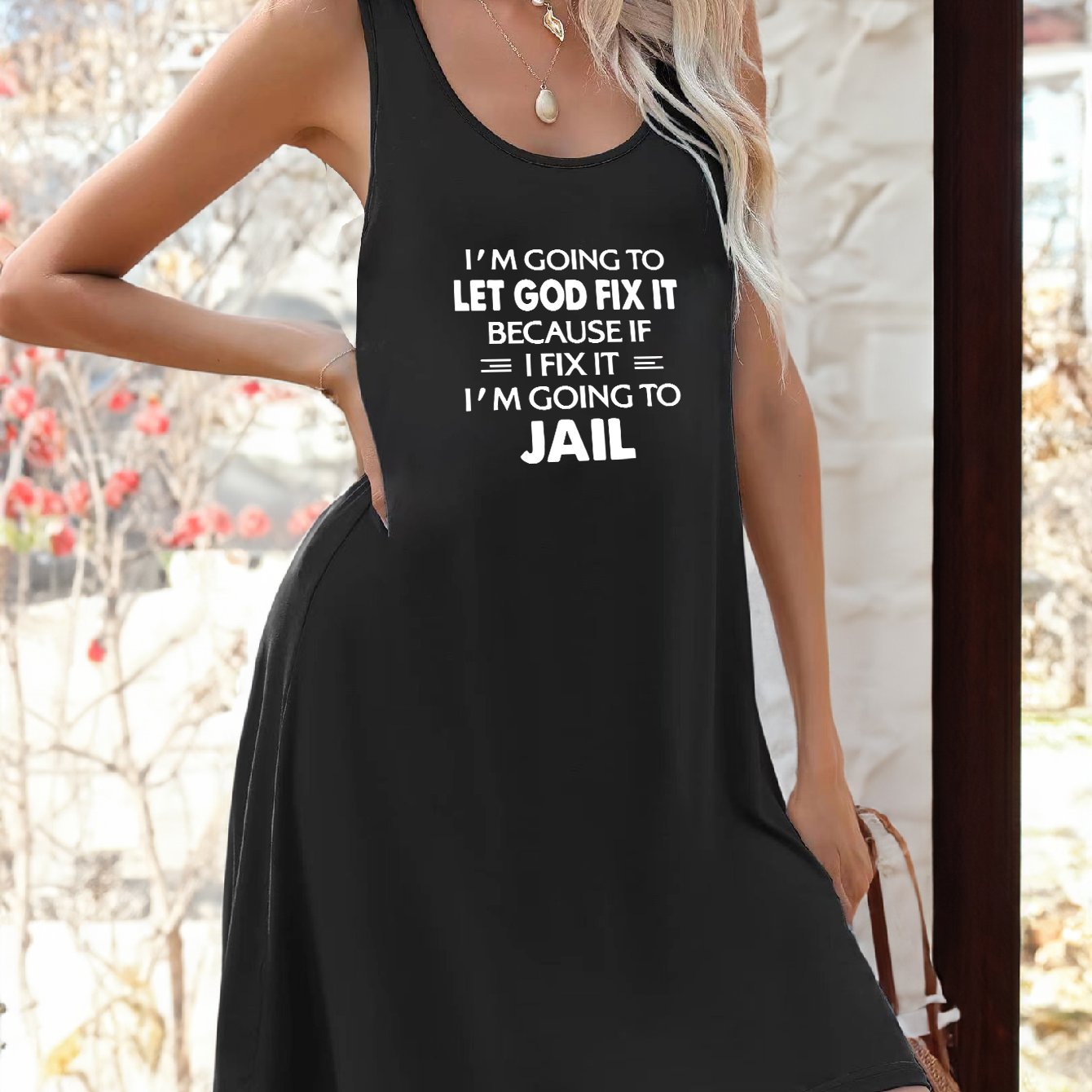 I'm Going To Let God Fix It Women's Christian Pajamas claimedbygoddesigns